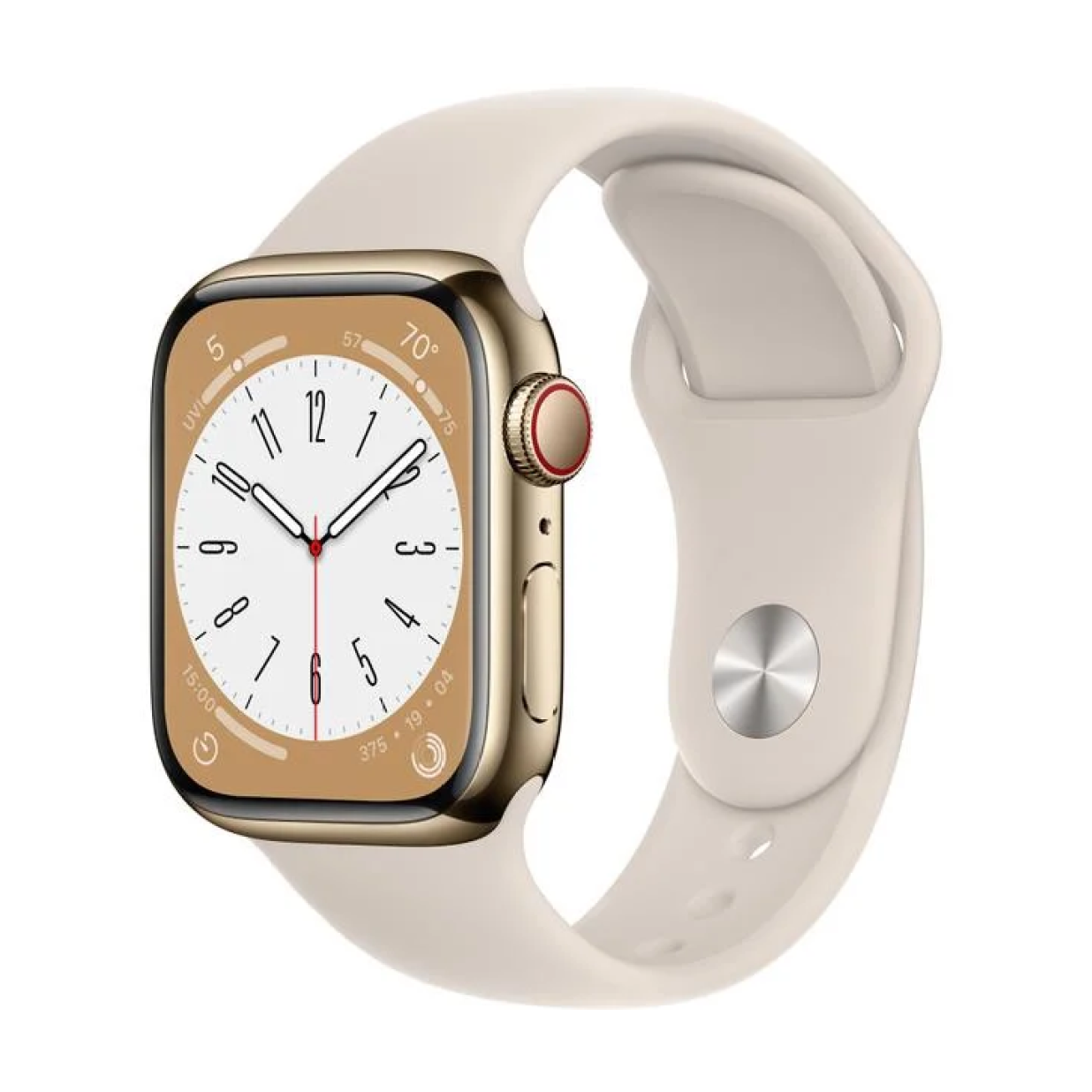 Apple Watch Series 8 Stainless Steel Black Gold