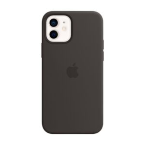 apple case silicone iphone 12 mini magsafe black