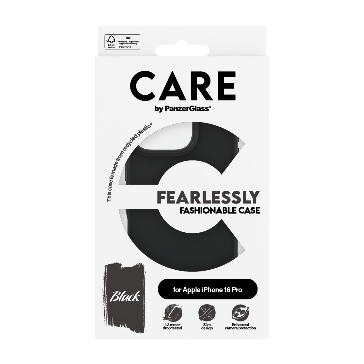 CARE by PanzerGlass iPhone 16 Pro skal