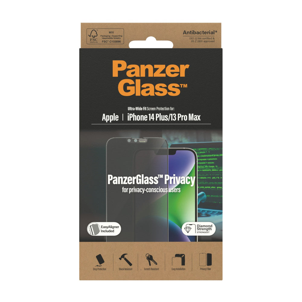 PanzerGlass iPhone 14 Plus / 13 Pro Max Privacy Screen Protector