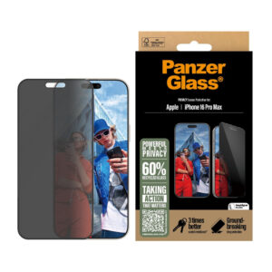 PanzerGlass iPhone 16 Pro Max skärmskydd (Premium)