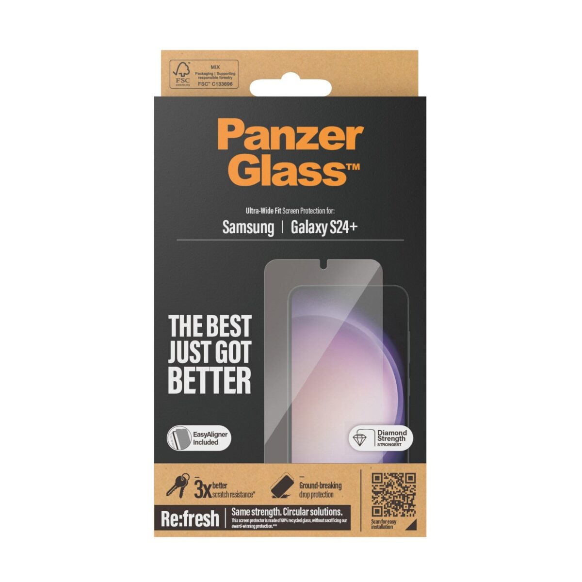 PanzerGlass Samsung Galaxy S24 Plus - Skärmskydd