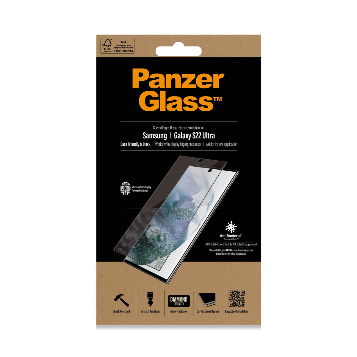 PanzerGlass Samsung Galaxy S22 Ultra - Screen Protector
