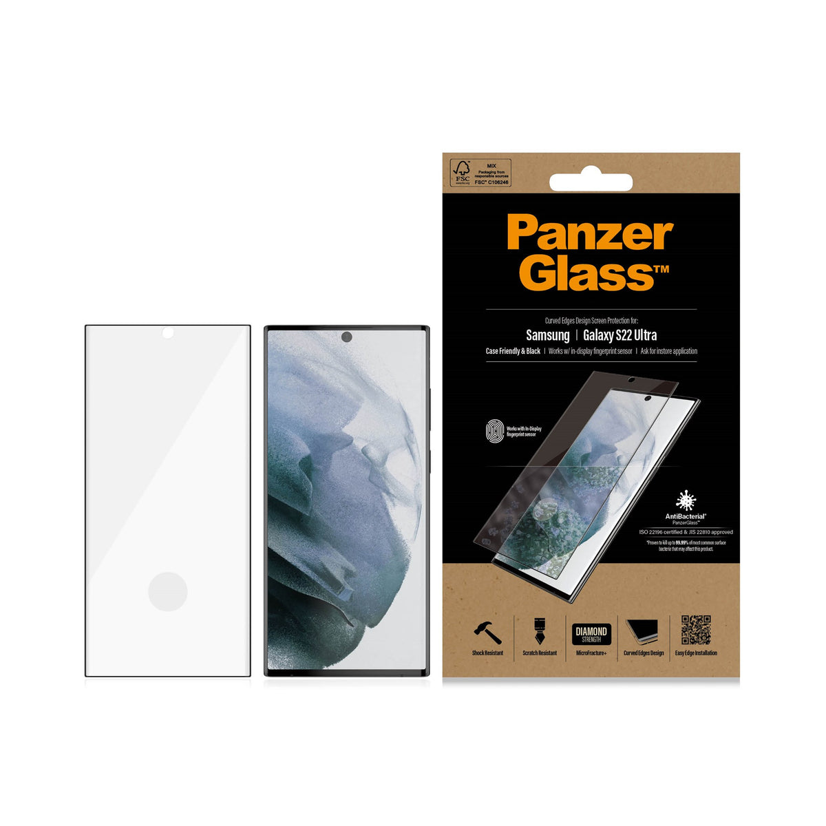 PanzerGlass Samsung Galaxy S22 Ultra - Screen Protector